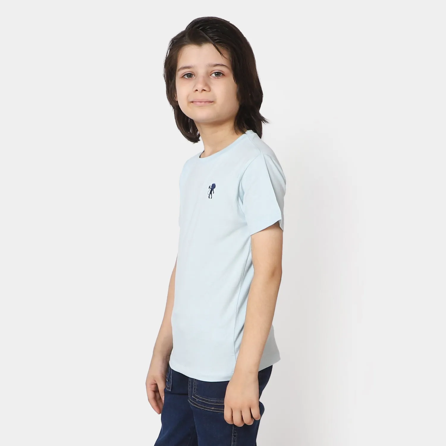Boys Premium Lycra Jersey T-Shirt - Salt White