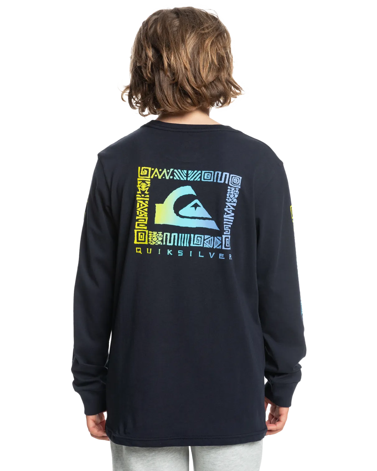 Boys Revival Long Sleeve T-Shirt in Dark Navy
