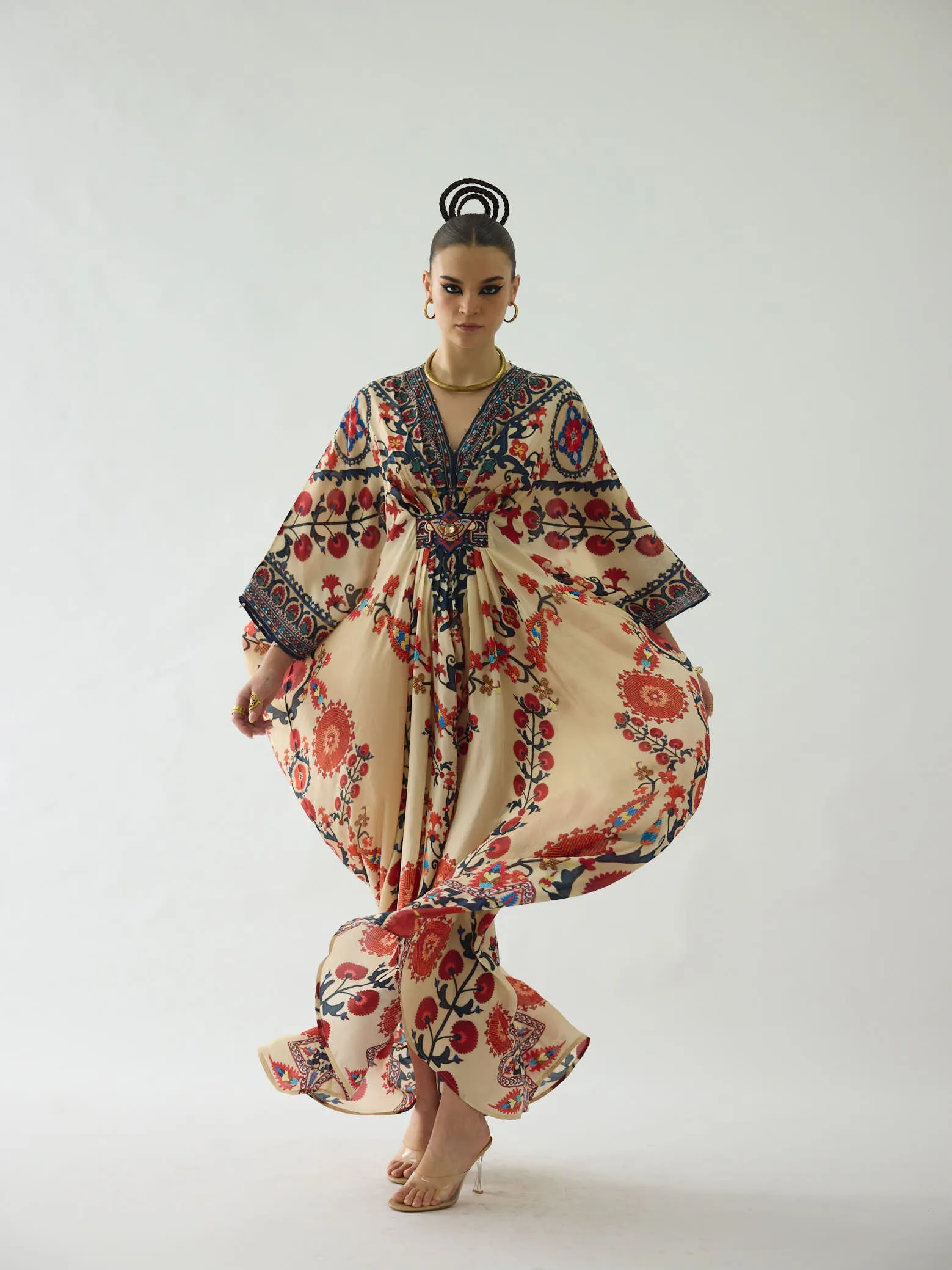 Bukhara Rust Farah Tunic Set