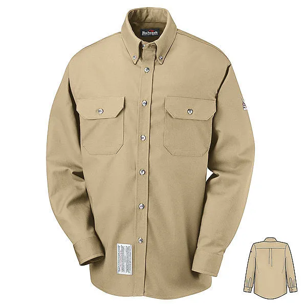 Bulwark Mens 7 Oz. Dress Uniform Shirt - Cat 2 - (SLU2)