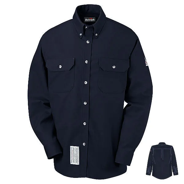 Bulwark Mens 7 Oz. Dress Uniform Shirt - Cat 2 - (SLU2)