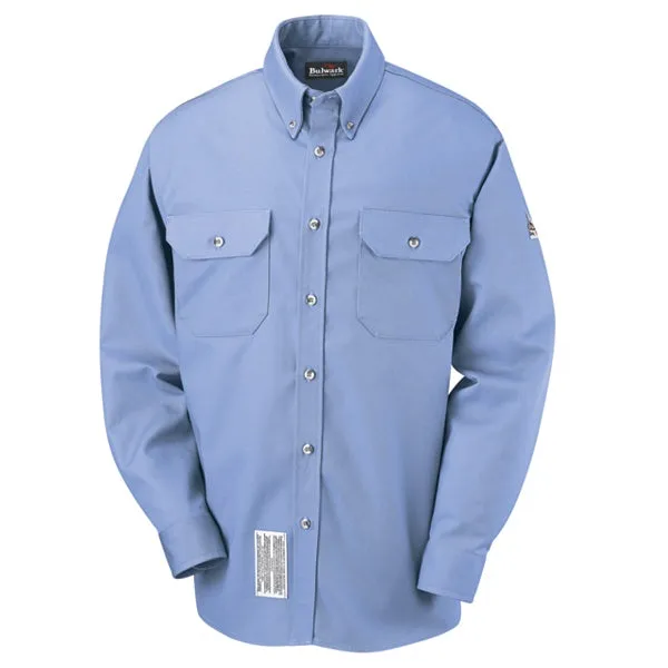 Bulwark Mens 7 Oz. Dress Uniform Shirt - Cat 2 - (SLU2)