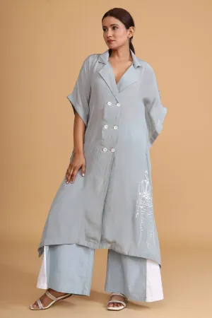 Buttoned Kaftan Co-ord Set