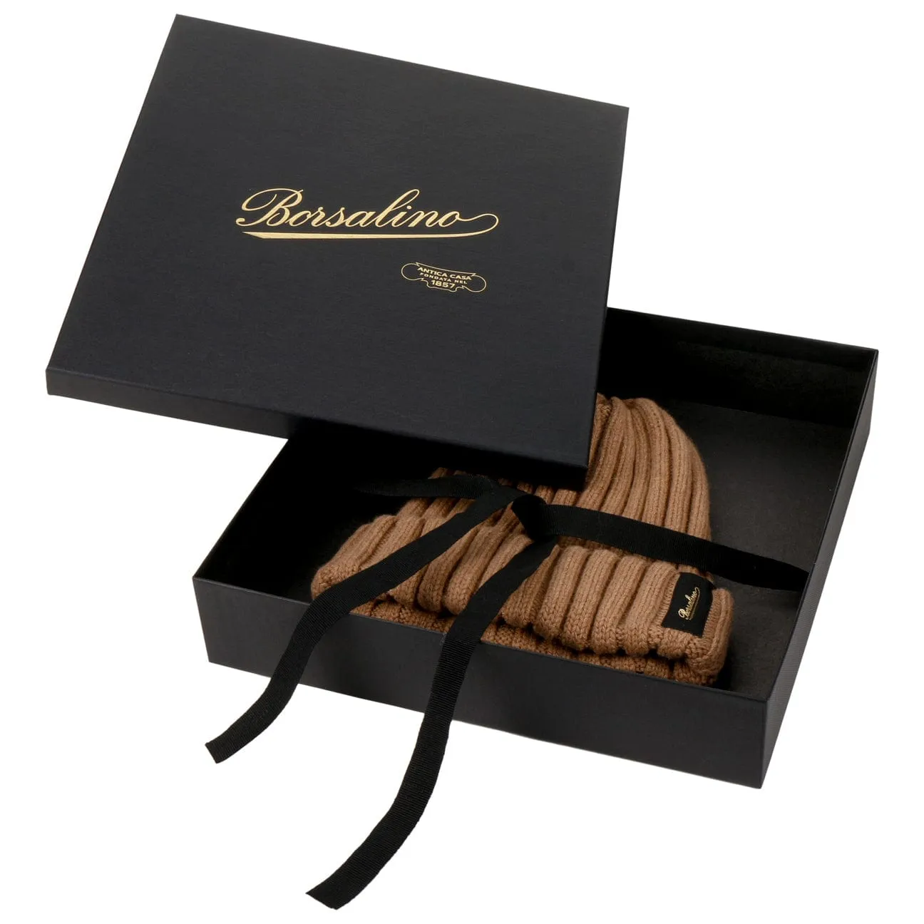 Cashmere Beanie Hat by Borsalino