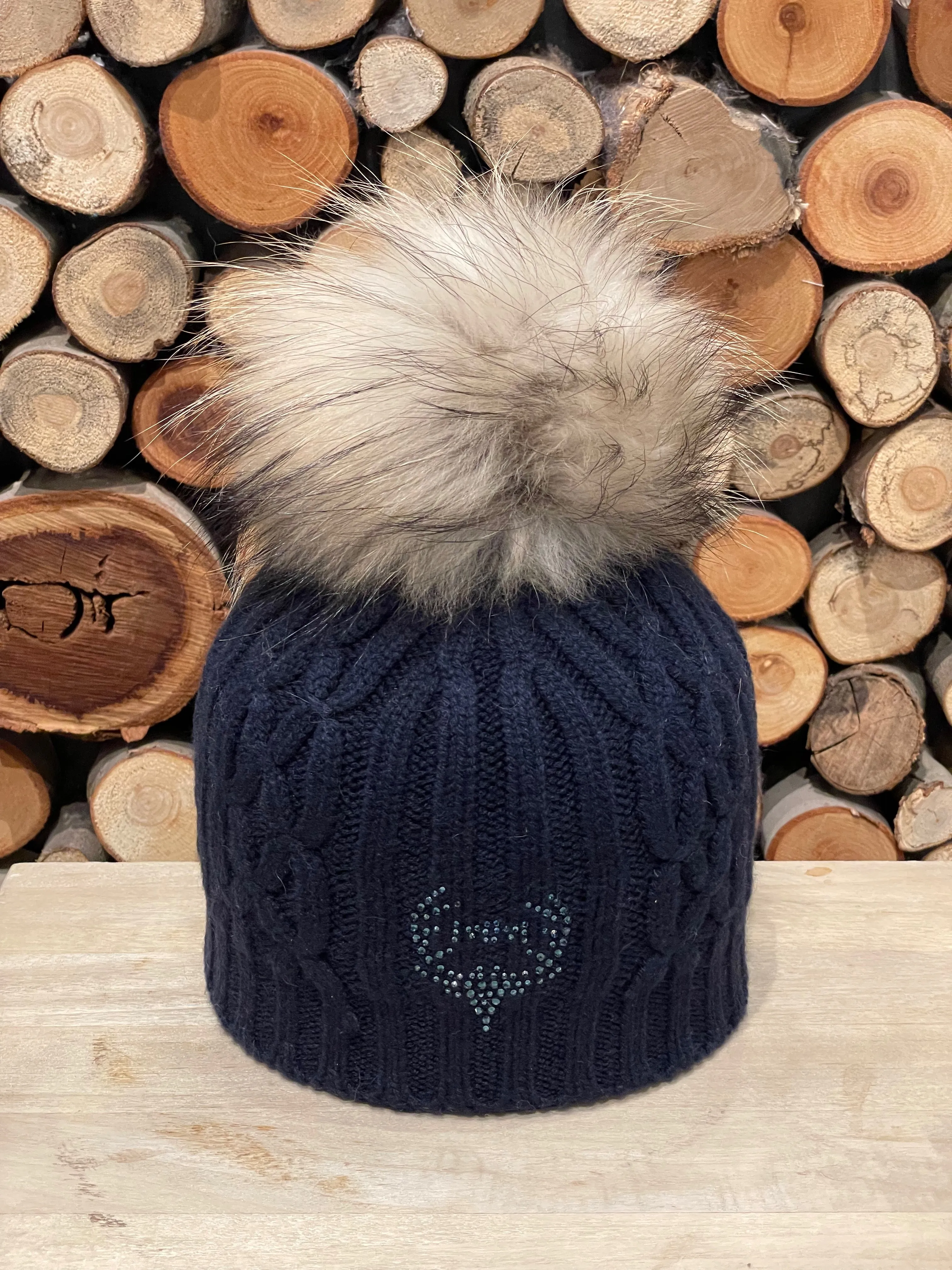 Cashmere Cable Hat