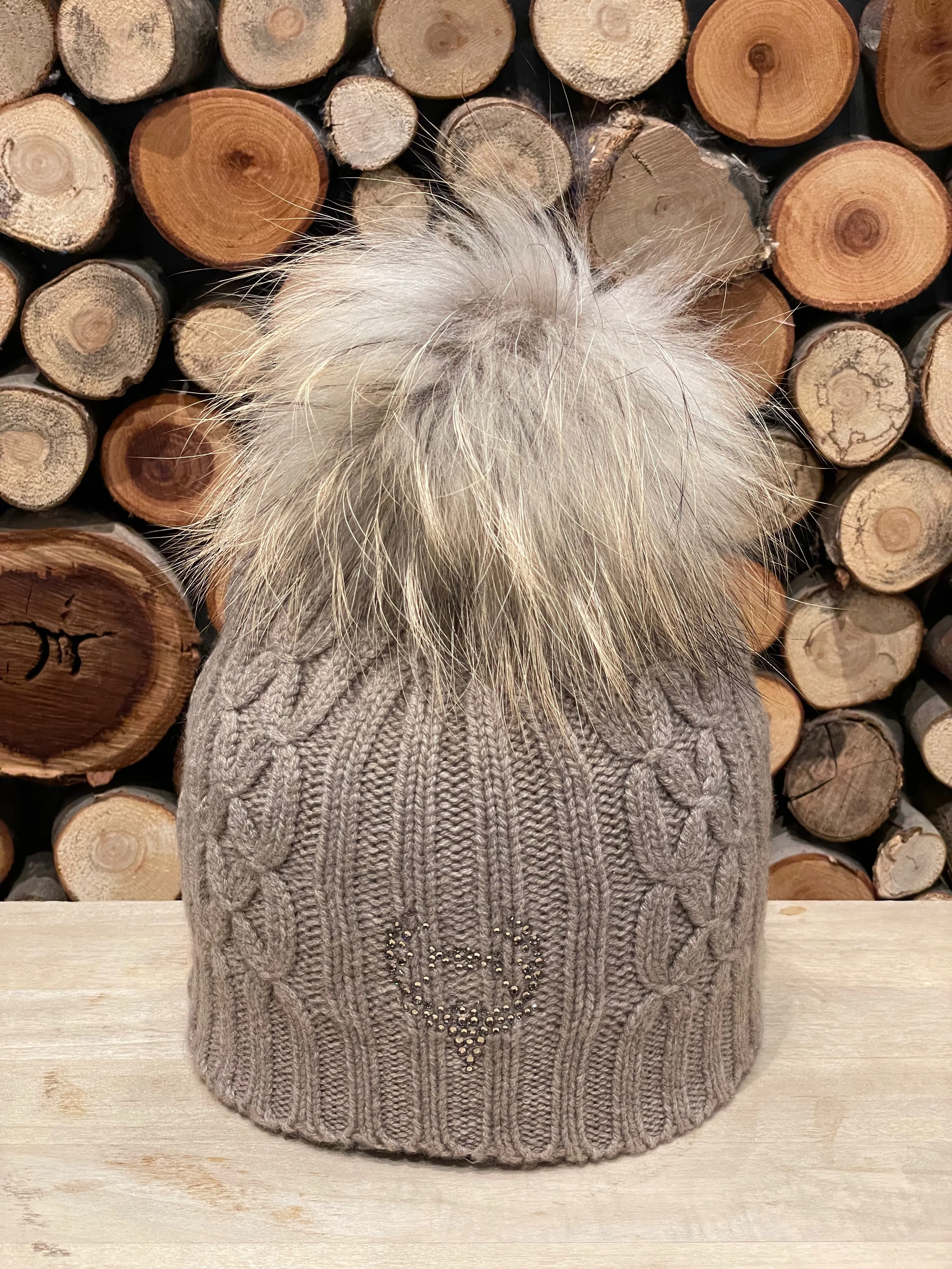 Cashmere Cable Hat
