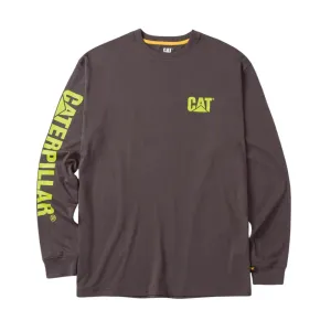 CAT Trademark Banner Long Sleeve Work Shirt - Magnet 1510034