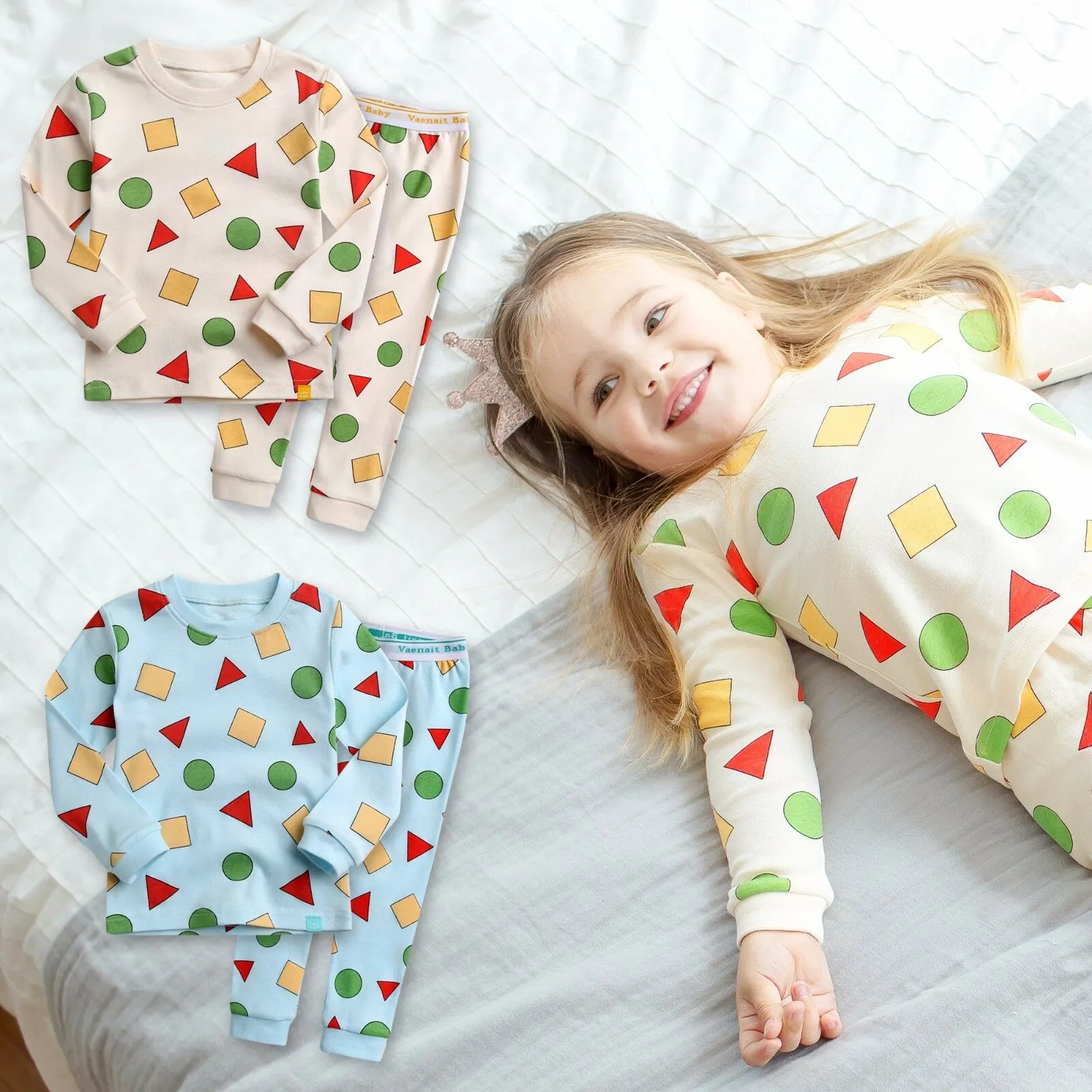 Chan Cream Long Sleeve Pajama