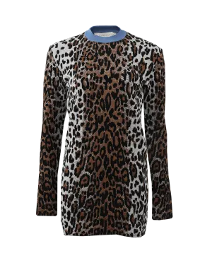 Cheetah Jacquard Pullover