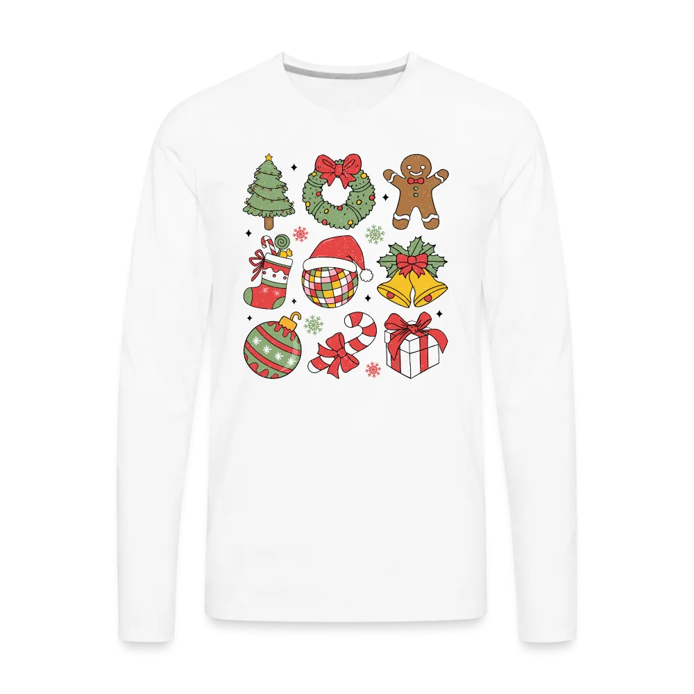 Christmas Holiday Season Men's Premium Long Sleeve T-Shirt