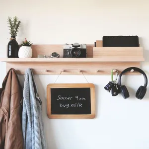 Coat Rack Entryway Organiser With Mail Holder