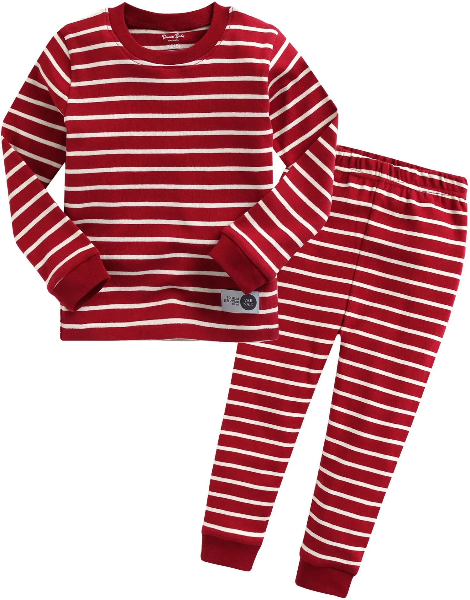 Color Pen Burgundy Long Sleeve Pajama