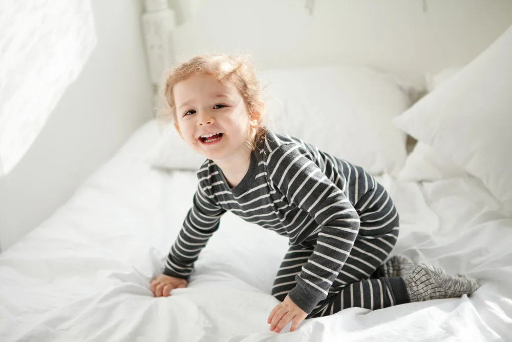 Color Pen Charcoal Long Sleeve Pajama