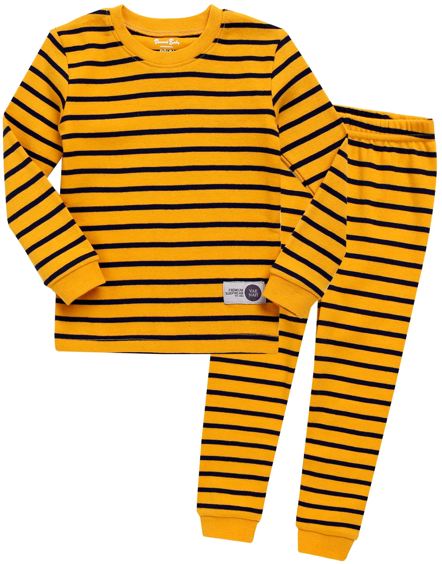 Color Pen Yellow Long Sleeve Pajama