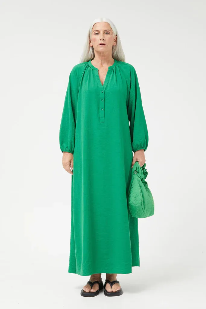 Companie Fantastica Long Tunic Dress Maxi - Green