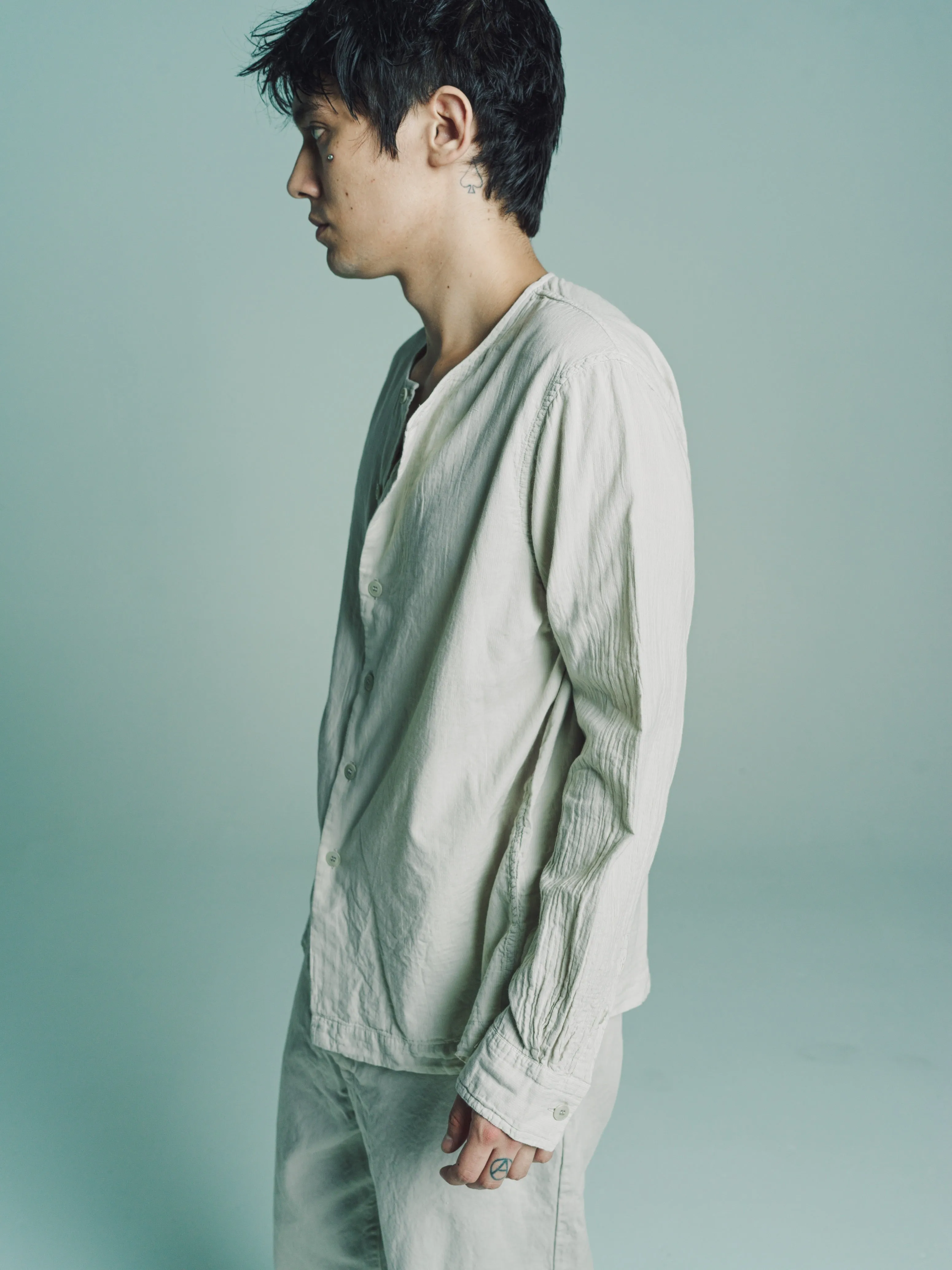 Concrete Overdyed Double Verger Shirt