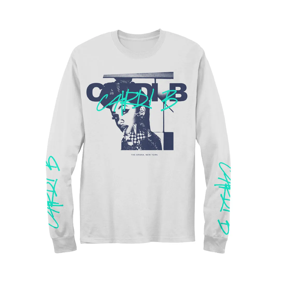 Contrast Cardi Longsleeve T-Shirt