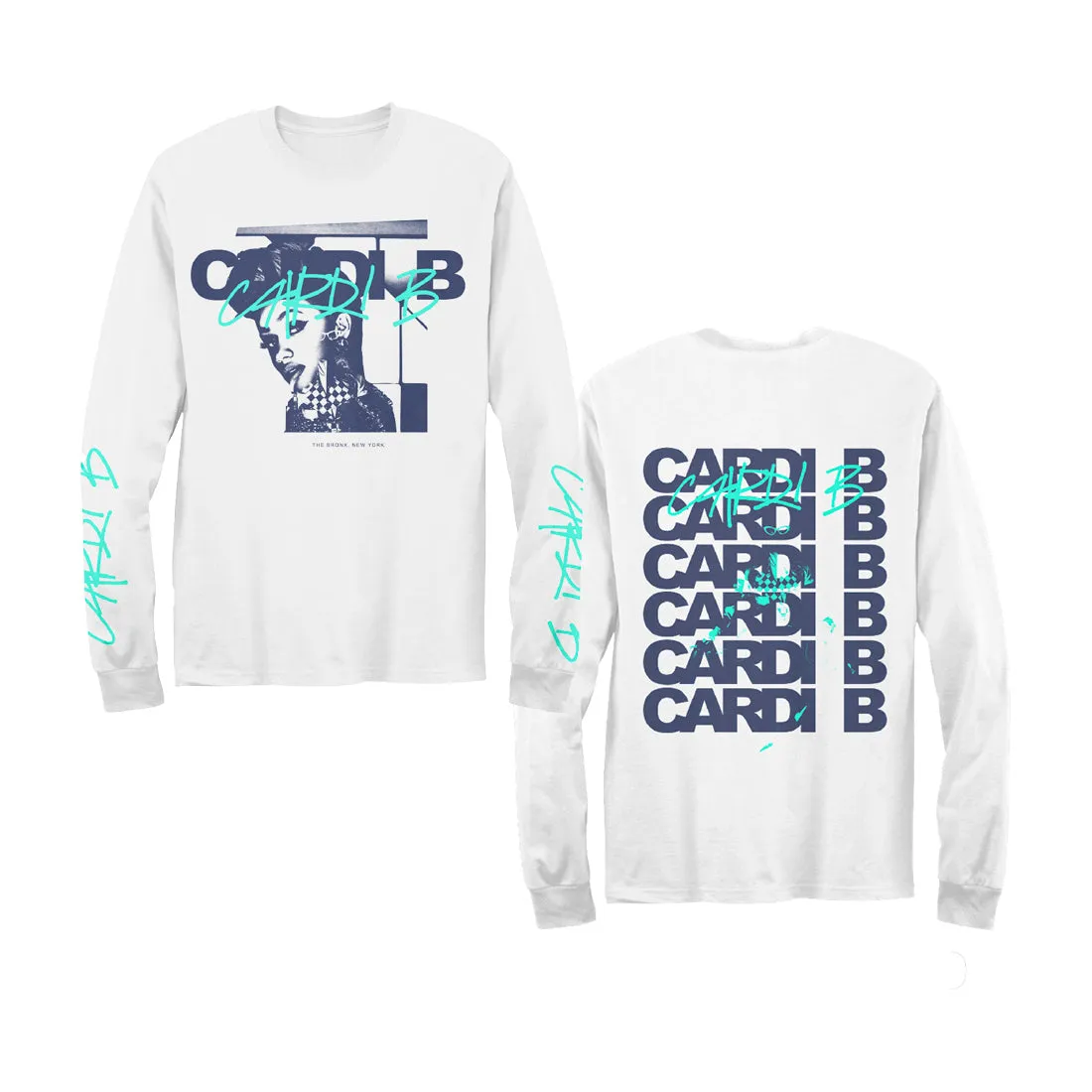 Contrast Cardi Longsleeve T-Shirt