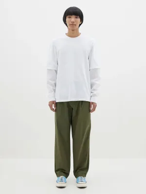 contrast sleeve t.shirt