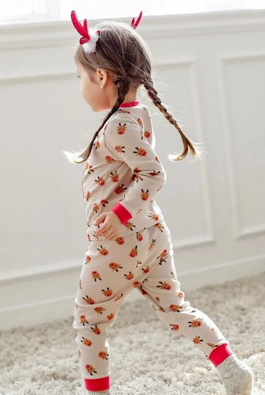 Cookie Rudolph Long Sleeve Pajama