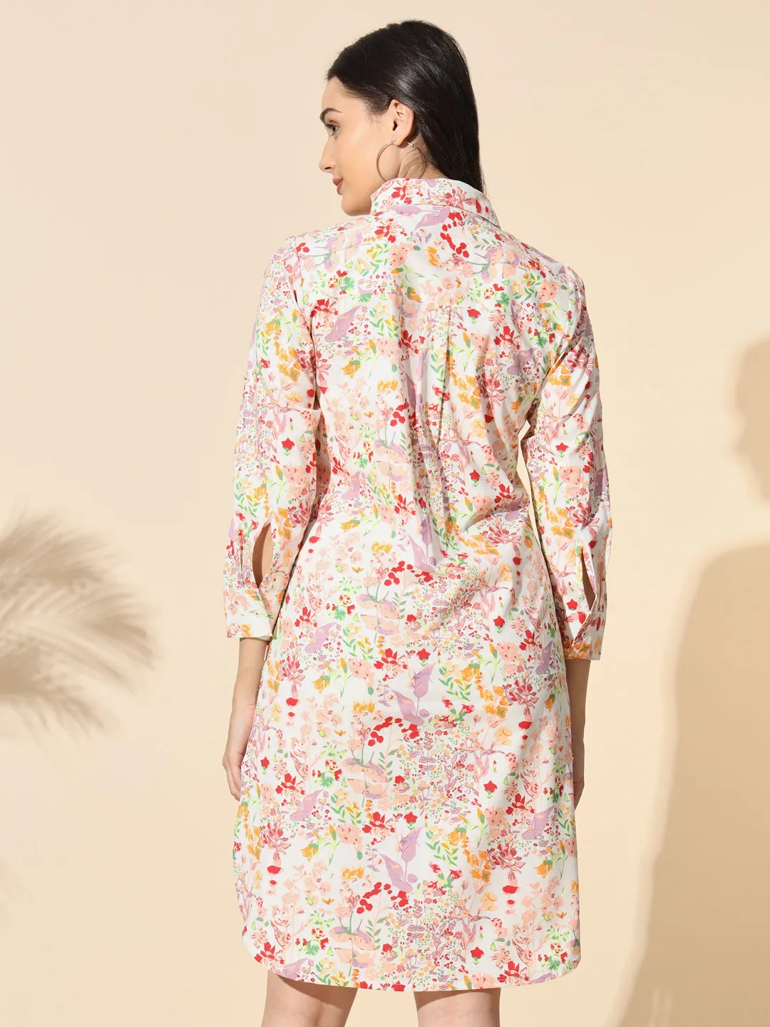 Cotton Poplin Printed Tunic- #TU019