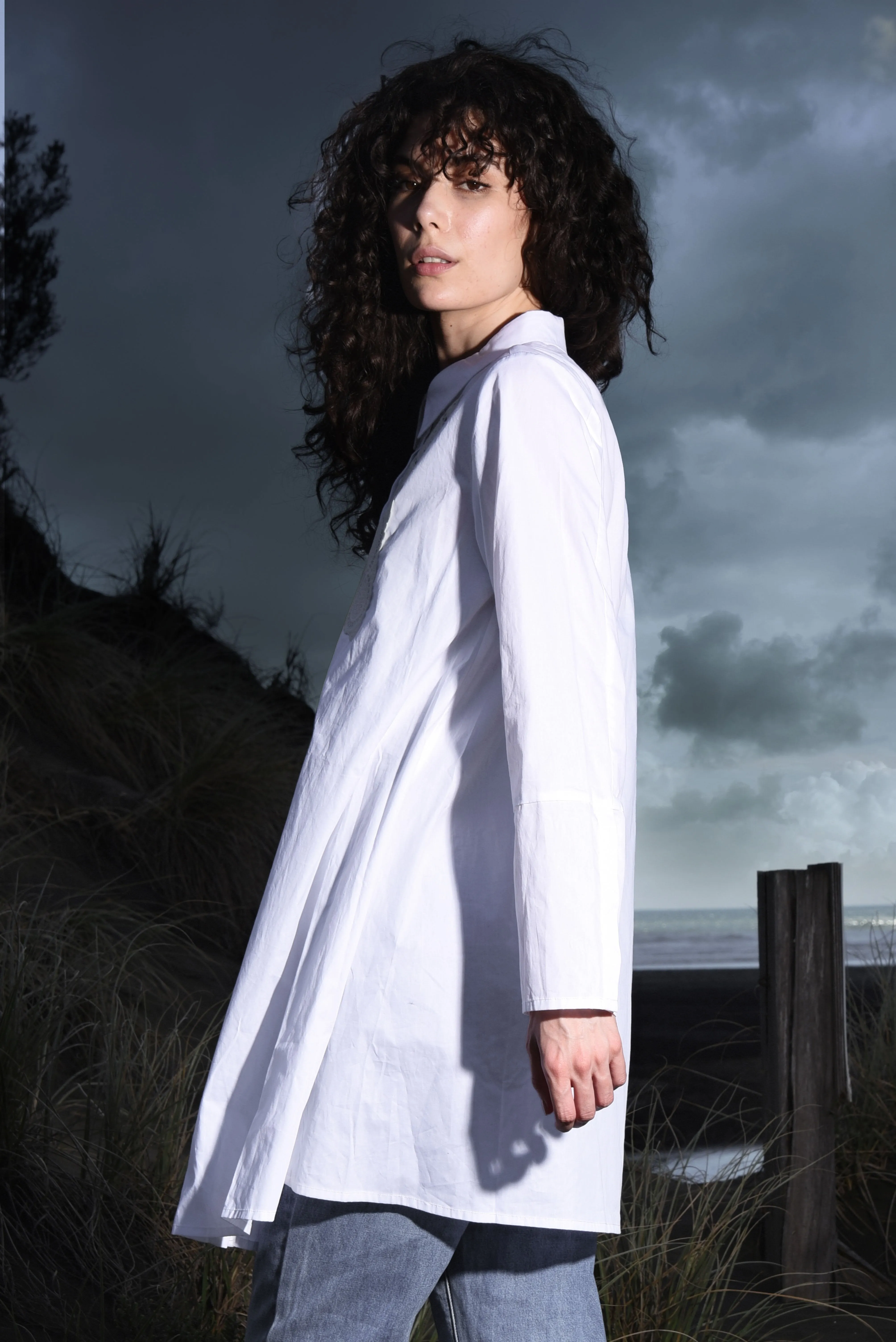 CURATE by Trelise Cooper - Fall From Lace Shirt-Dress - BLACK/ WHITE