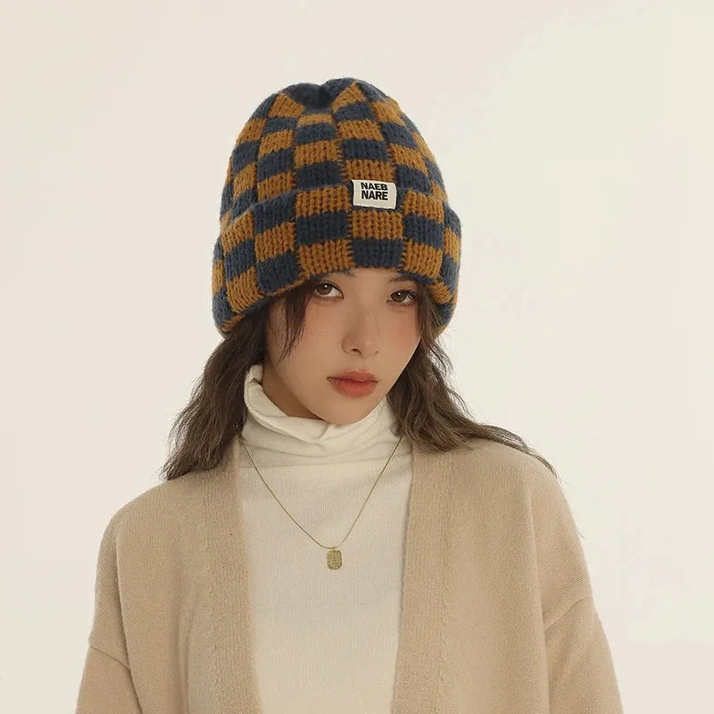 Cute Checkerboard Beanies