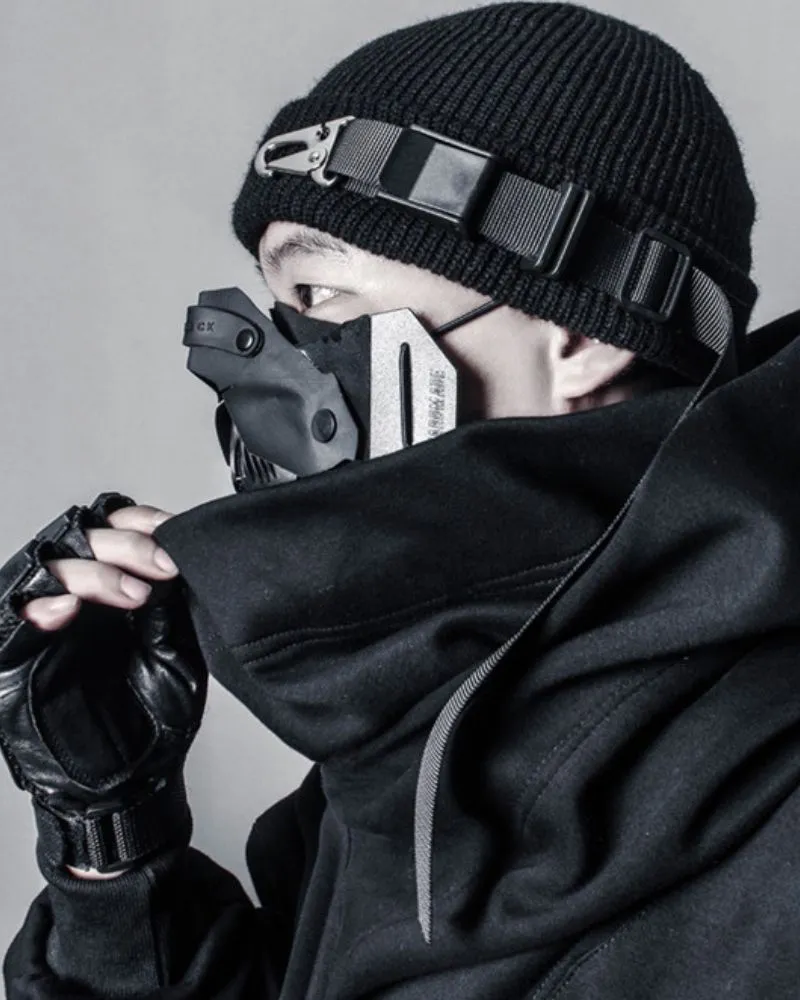 Cyberpunk Tactical Metal Knit Hat