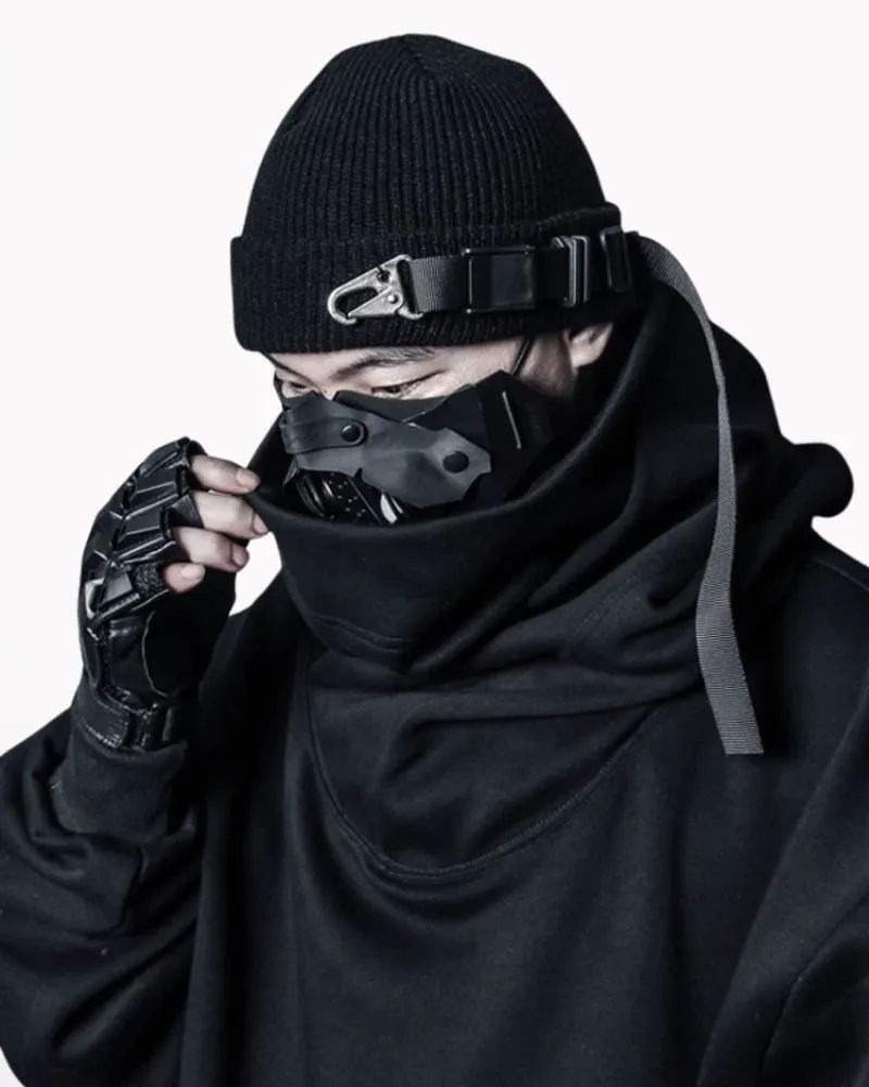 Cyberpunk Tactical Metal Knit Hat
