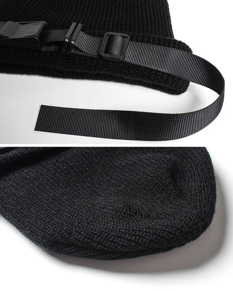 Cyberpunk Tactical Metal Knit Hat