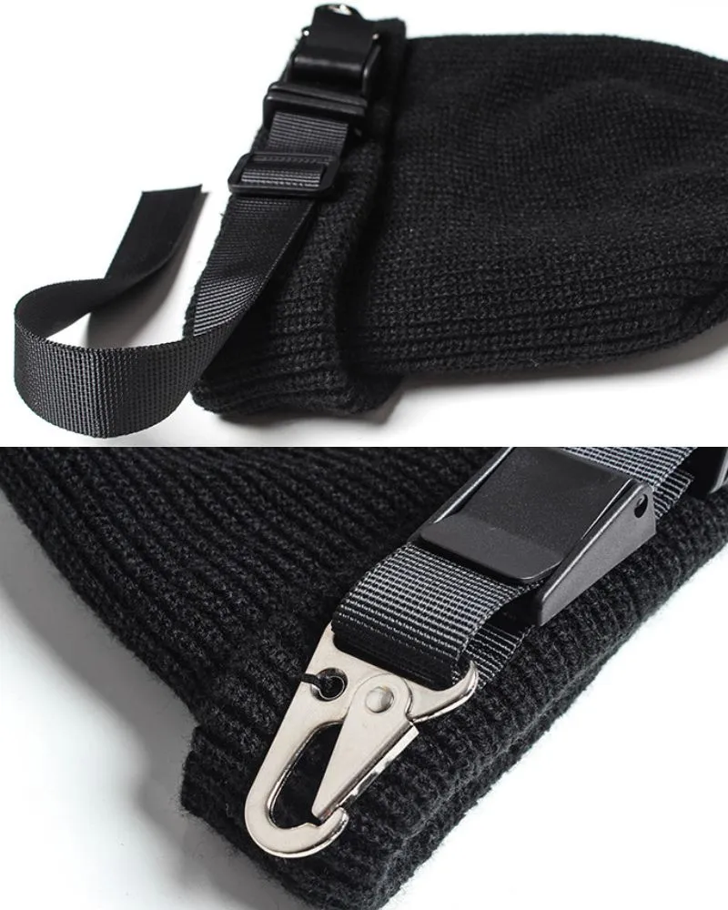 Cyberpunk Tactical Metal Knit Hat