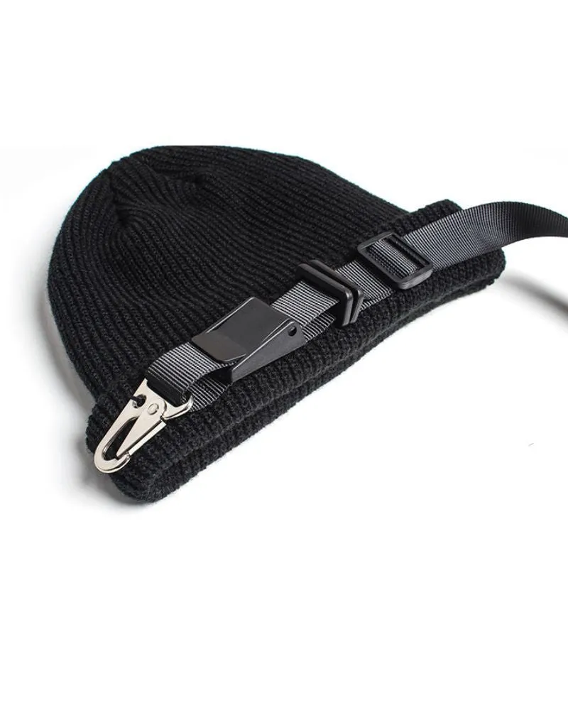 Cyberpunk Tactical Metal Knit Hat