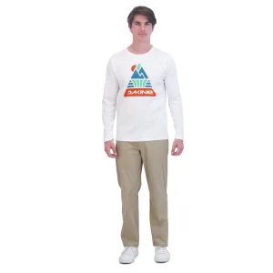 Da Graphic Long Sleeve Tee - White