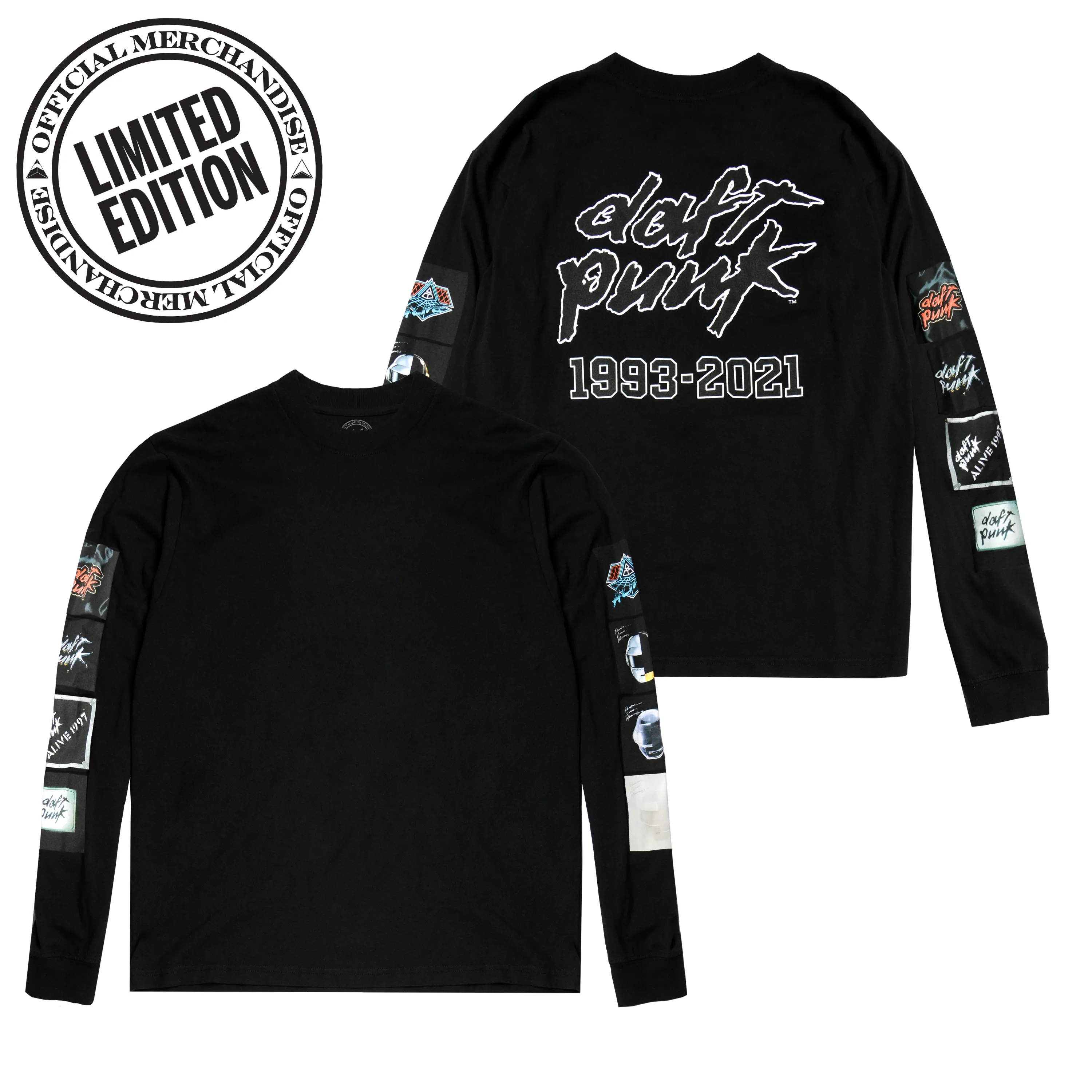 DAFT PUNK LONG SLEEVE TEE
