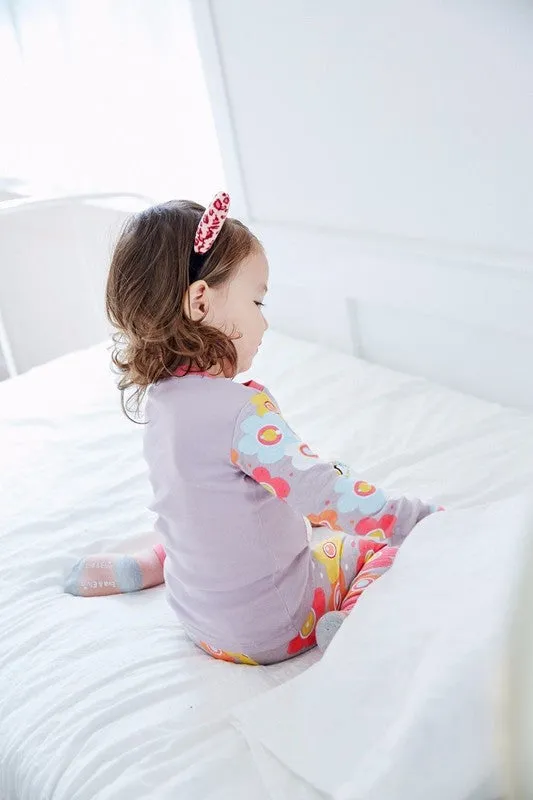 Daisy Cat Long Sleeve Pajama