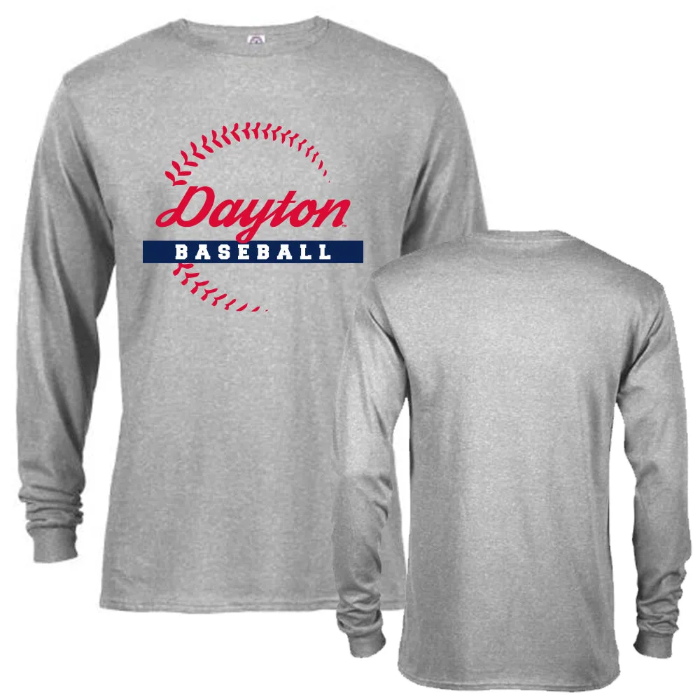 Dayton Flyers University of Dayton Flyers Baseball Seams Long Sleeve T-Shirt