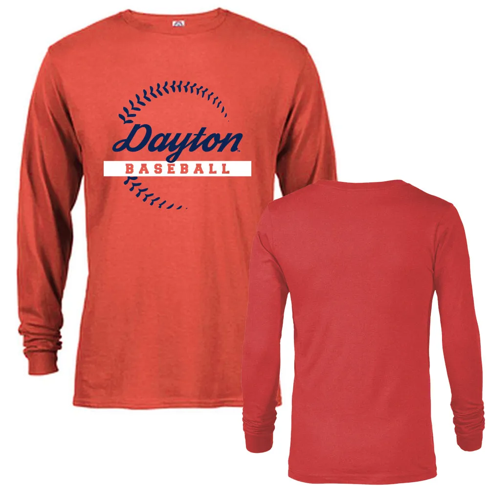 Dayton Flyers University of Dayton Flyers Baseball Seams Long Sleeve T-Shirt