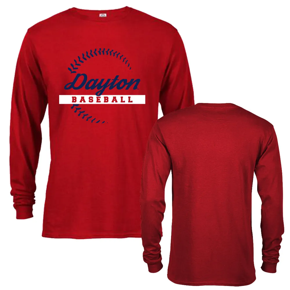 Dayton Flyers University of Dayton Flyers Baseball Seams Long Sleeve T-Shirt