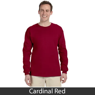 Delta Sigma Pi Long-Sleeve Shirt, 2-Pack Bundle Deal - Gildan 2400 - TWILL