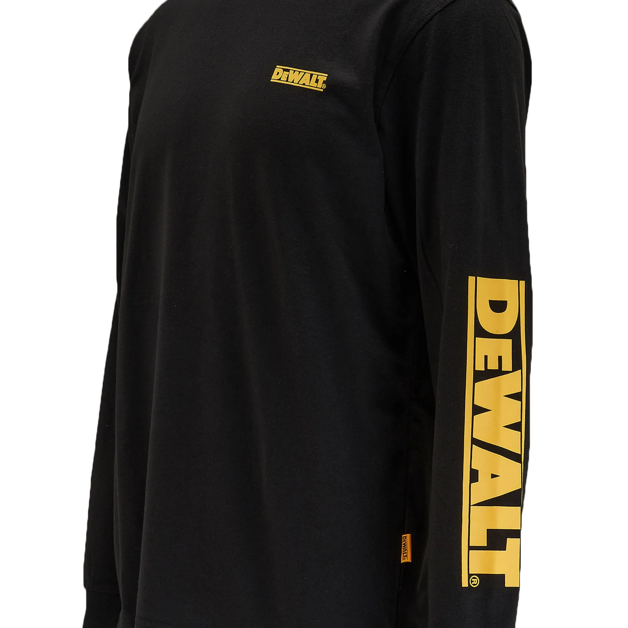 DEWALT Brand Carrier Men's Long Sleeve Cotton Poly T Shirt