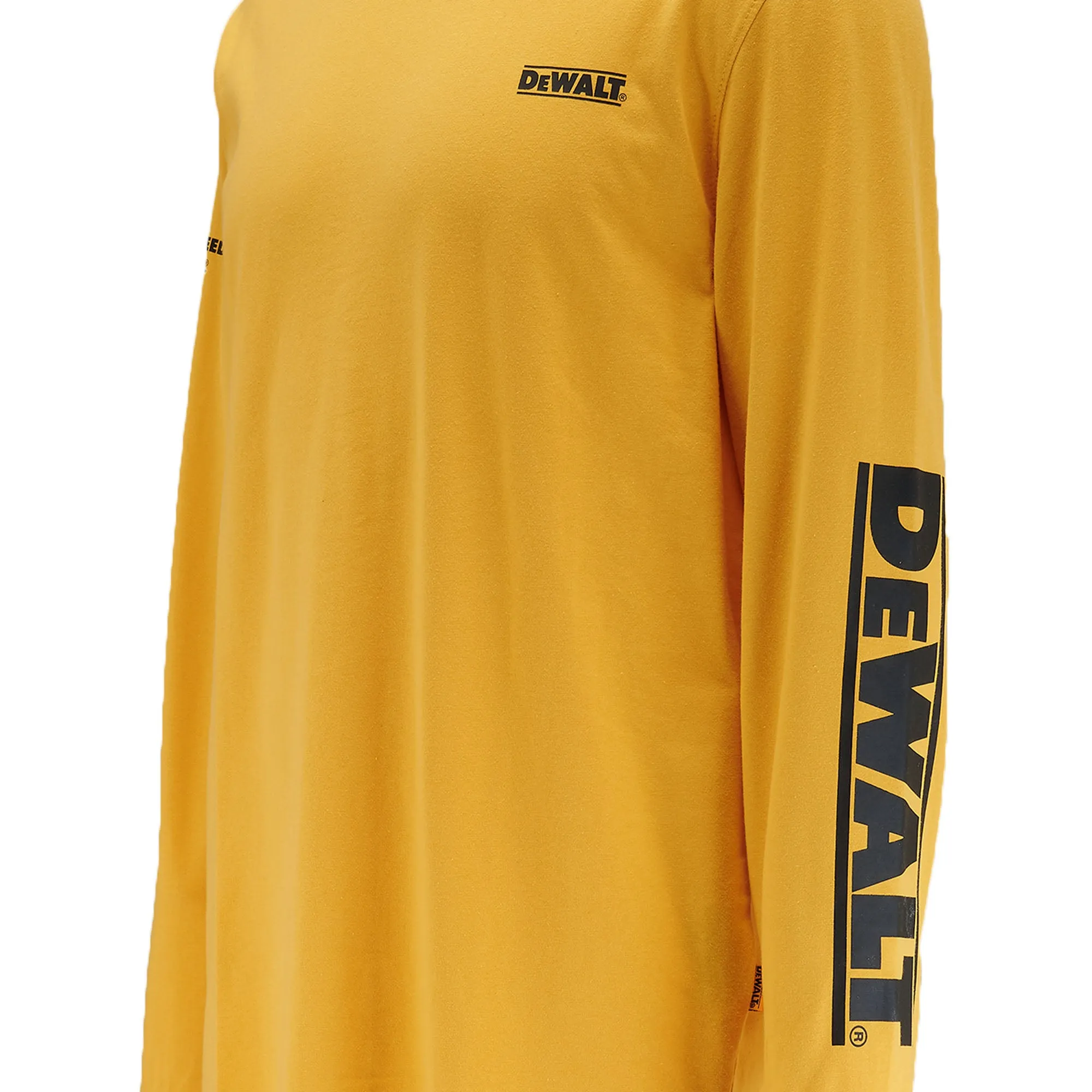 DEWALT Brand Carrier Men's Long Sleeve Cotton Poly T Shirt