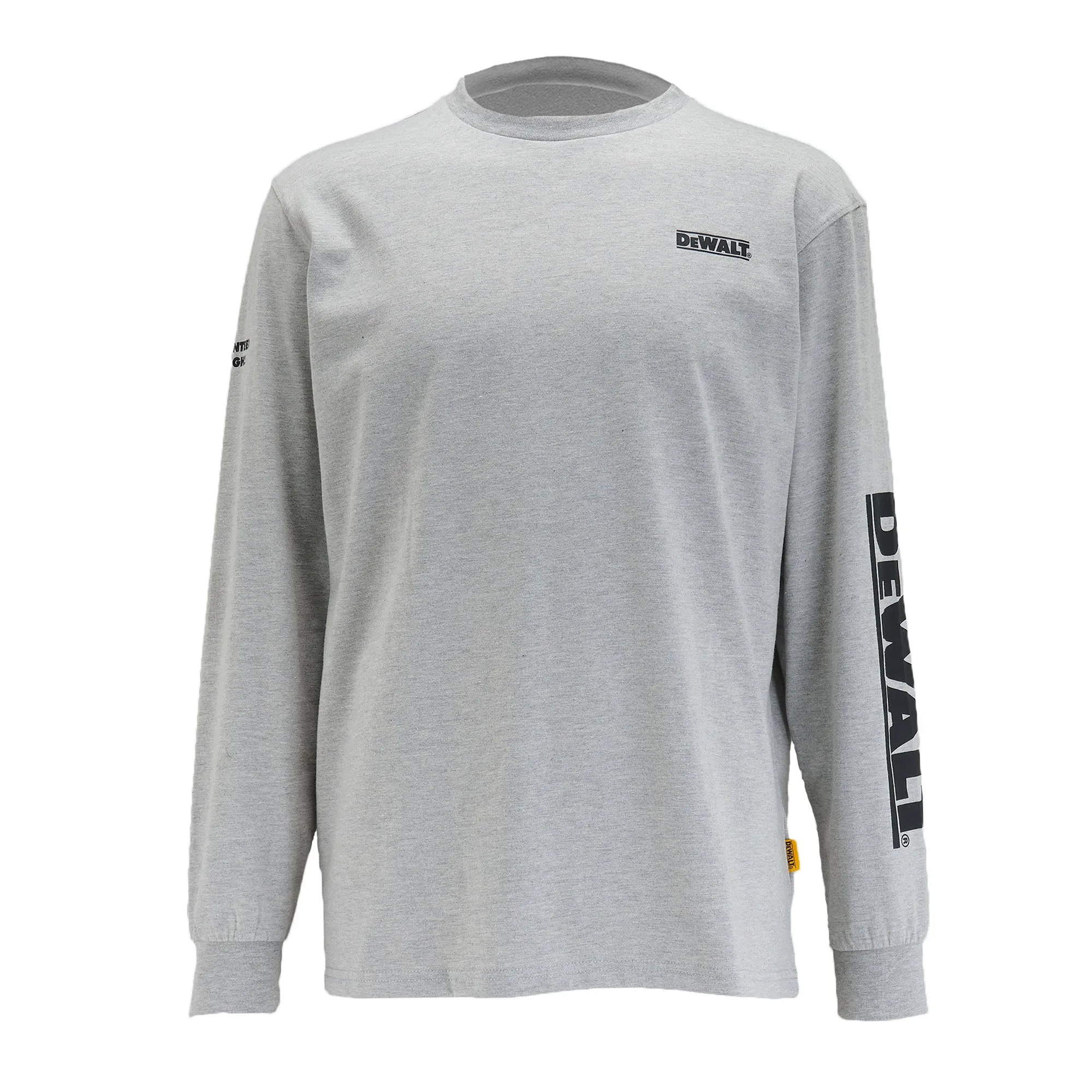 DEWALT Brand Carrier Men's Long Sleeve Cotton Poly T Shirt