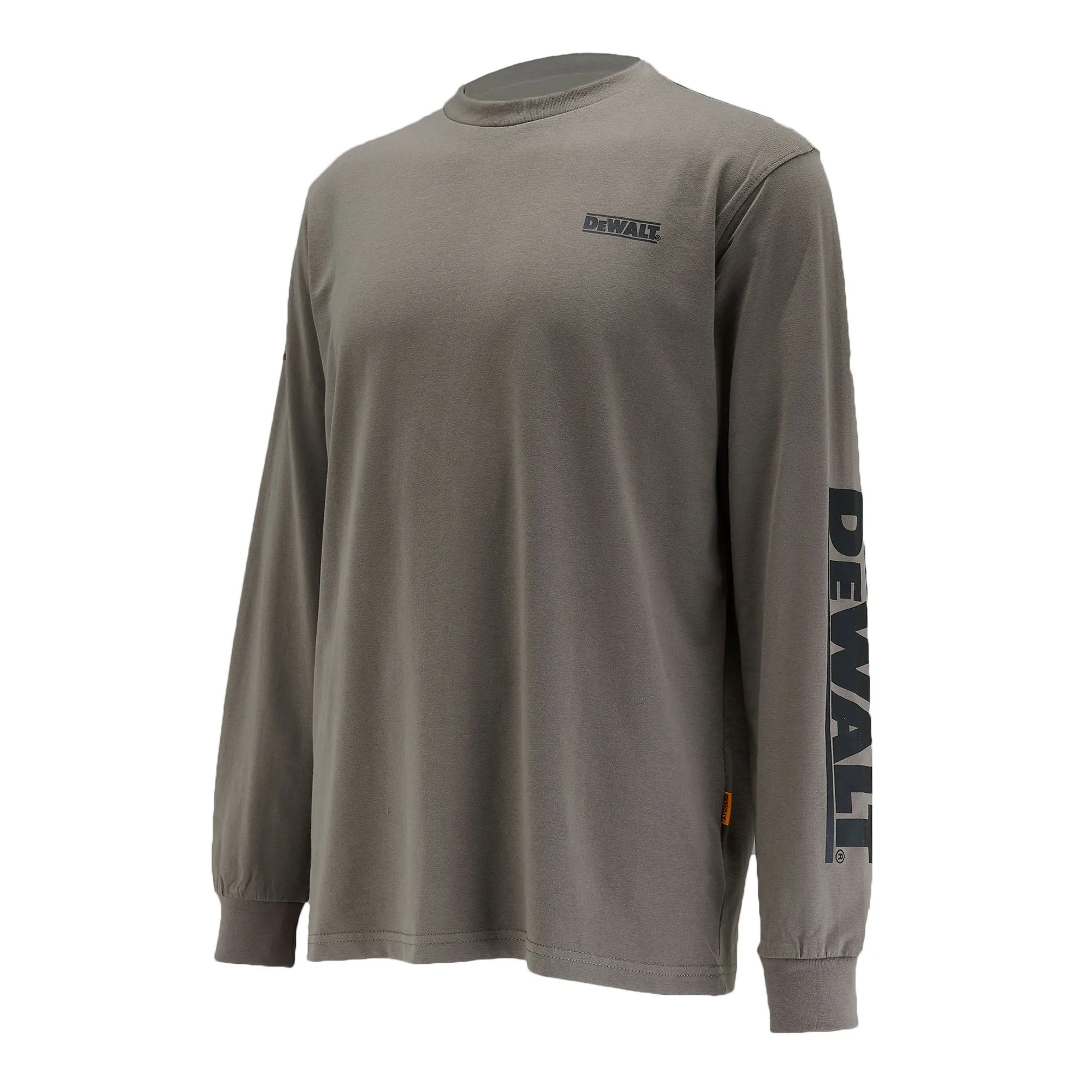 DEWALT Brand Carrier Men's Long Sleeve Cotton Poly T Shirt