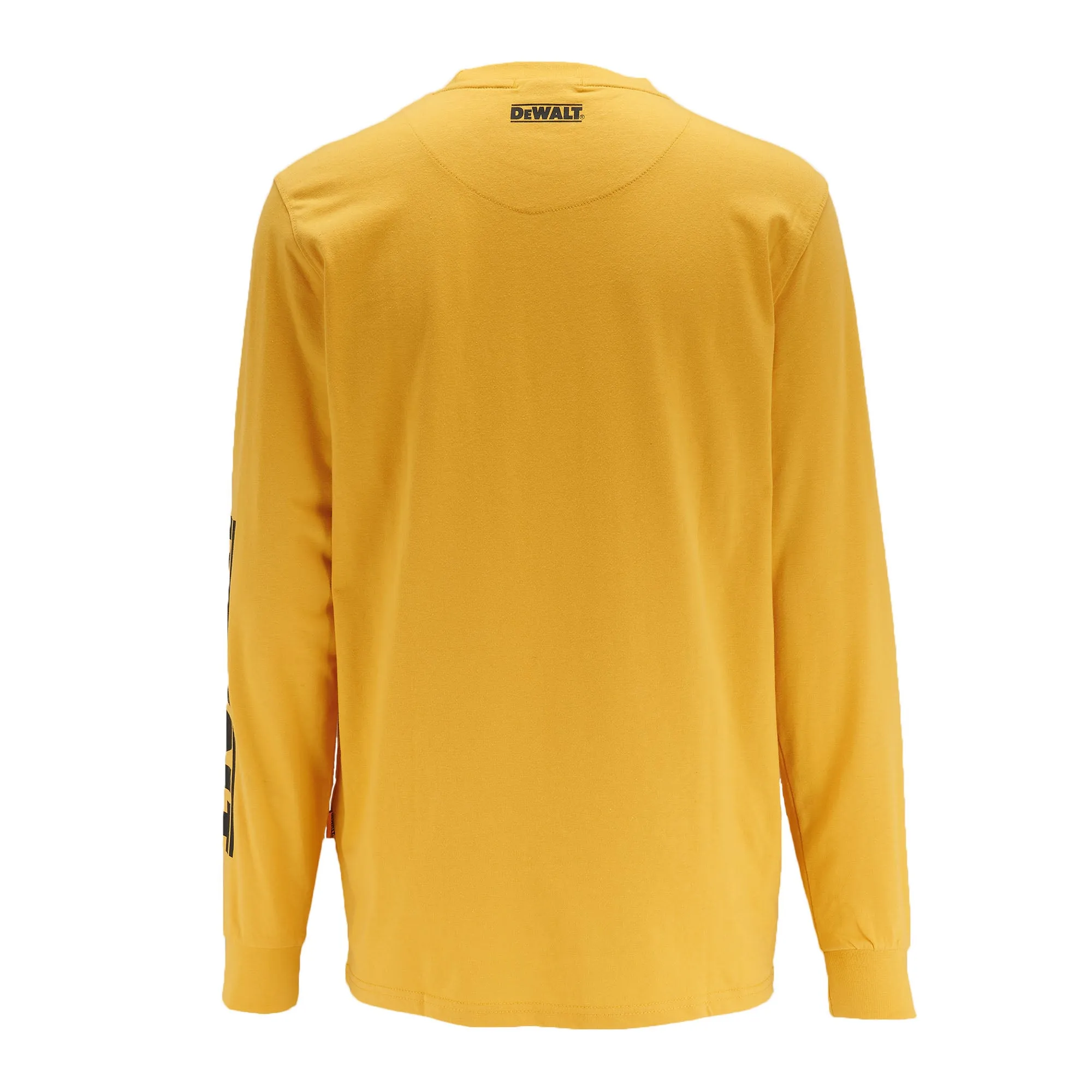 DEWALT Brand Carrier Men's Long Sleeve Cotton Poly T Shirt