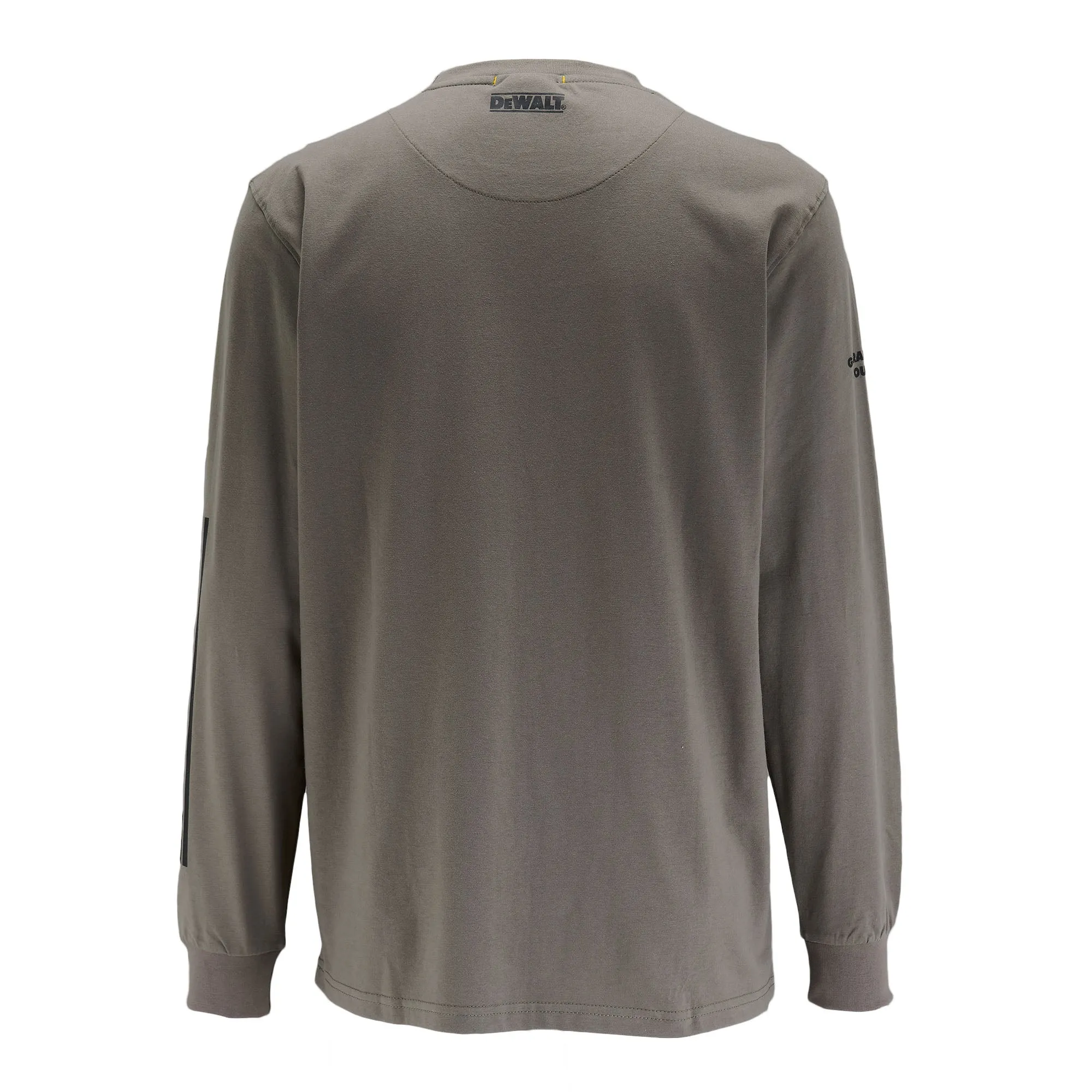 DEWALT Brand Carrier Men's Long Sleeve Cotton Poly T Shirt