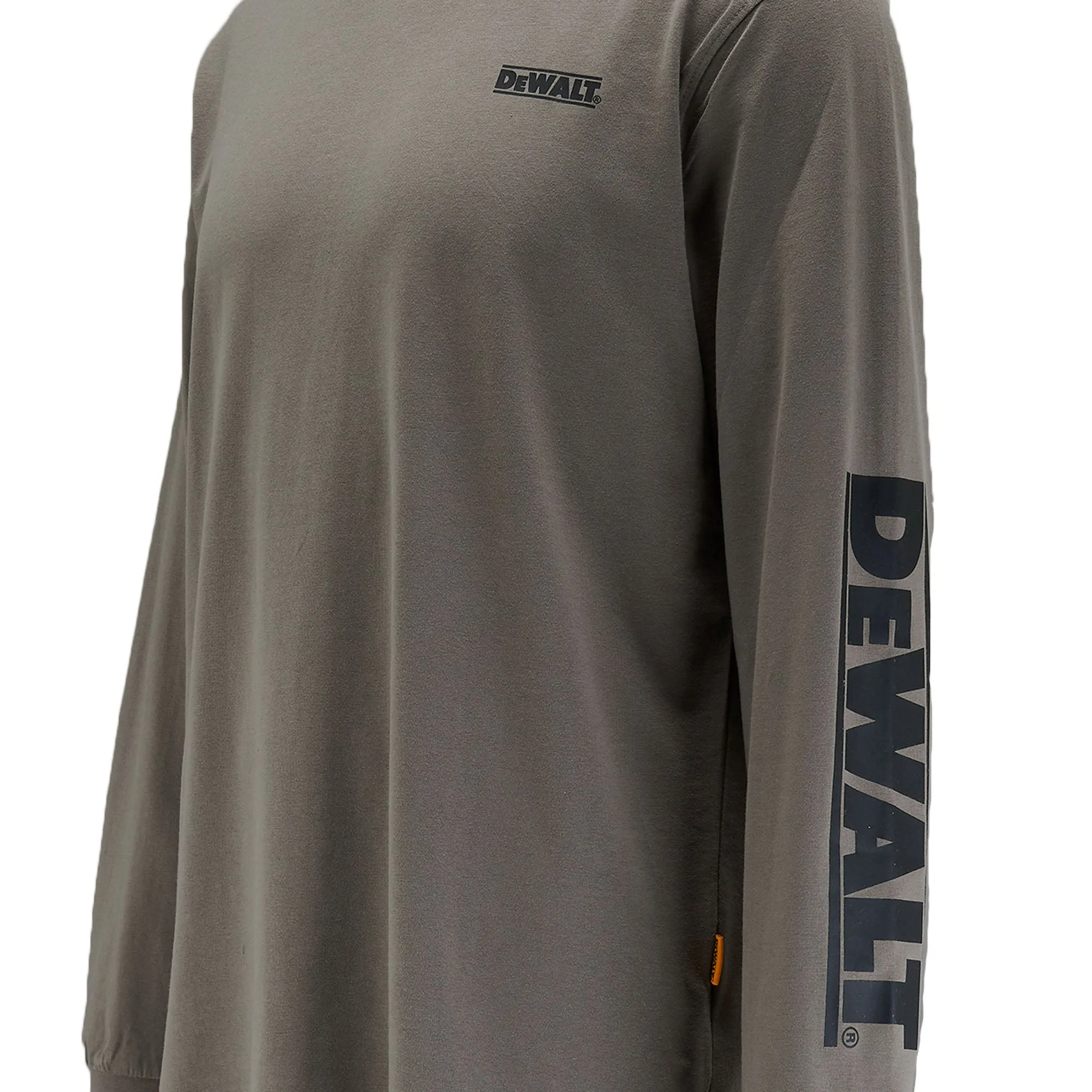 DEWALT Brand Carrier Men's Long Sleeve Cotton Poly T Shirt
