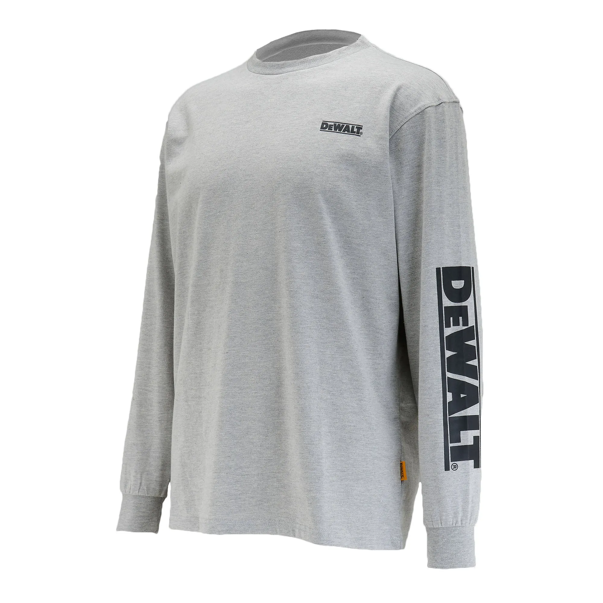 DEWALT Brand Carrier Men's Long Sleeve Cotton Poly T Shirt