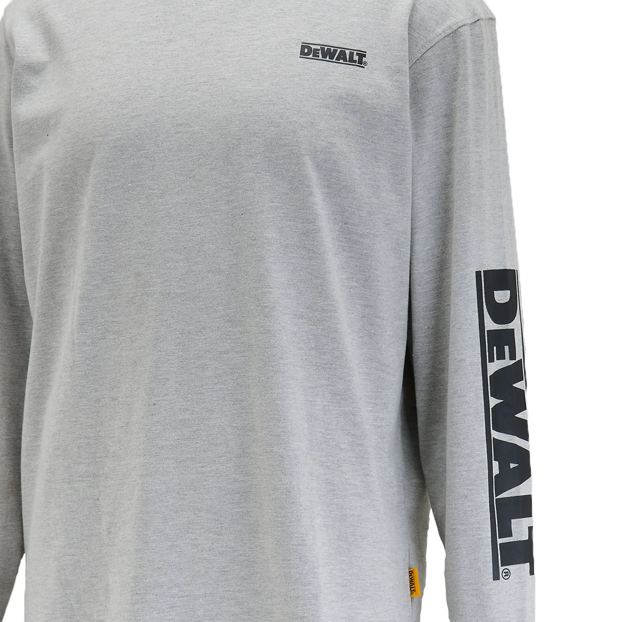 DEWALT Brand Carrier Men's Long Sleeve Cotton Poly T Shirt