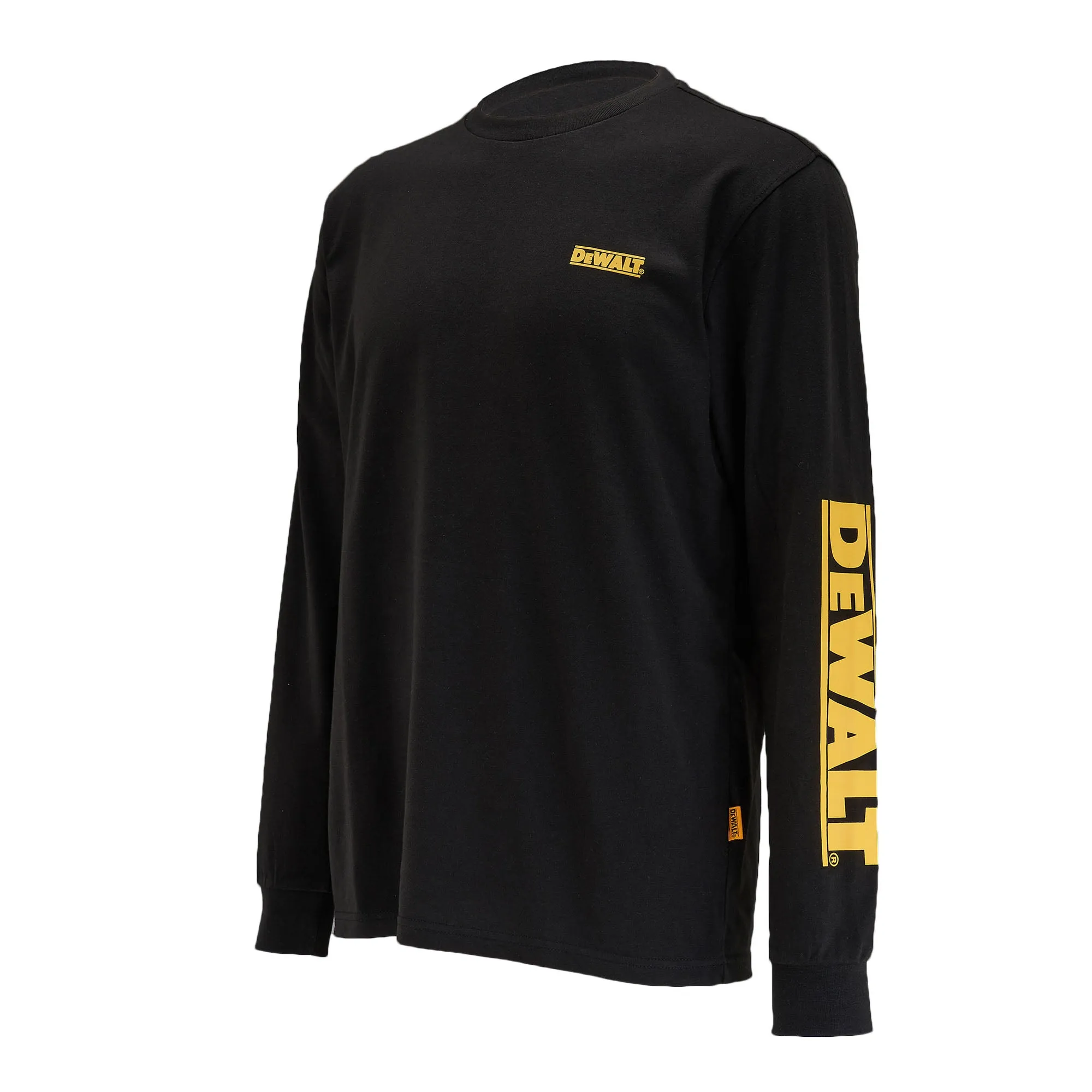 DEWALT Brand Carrier Men's Long Sleeve Cotton Poly T Shirt