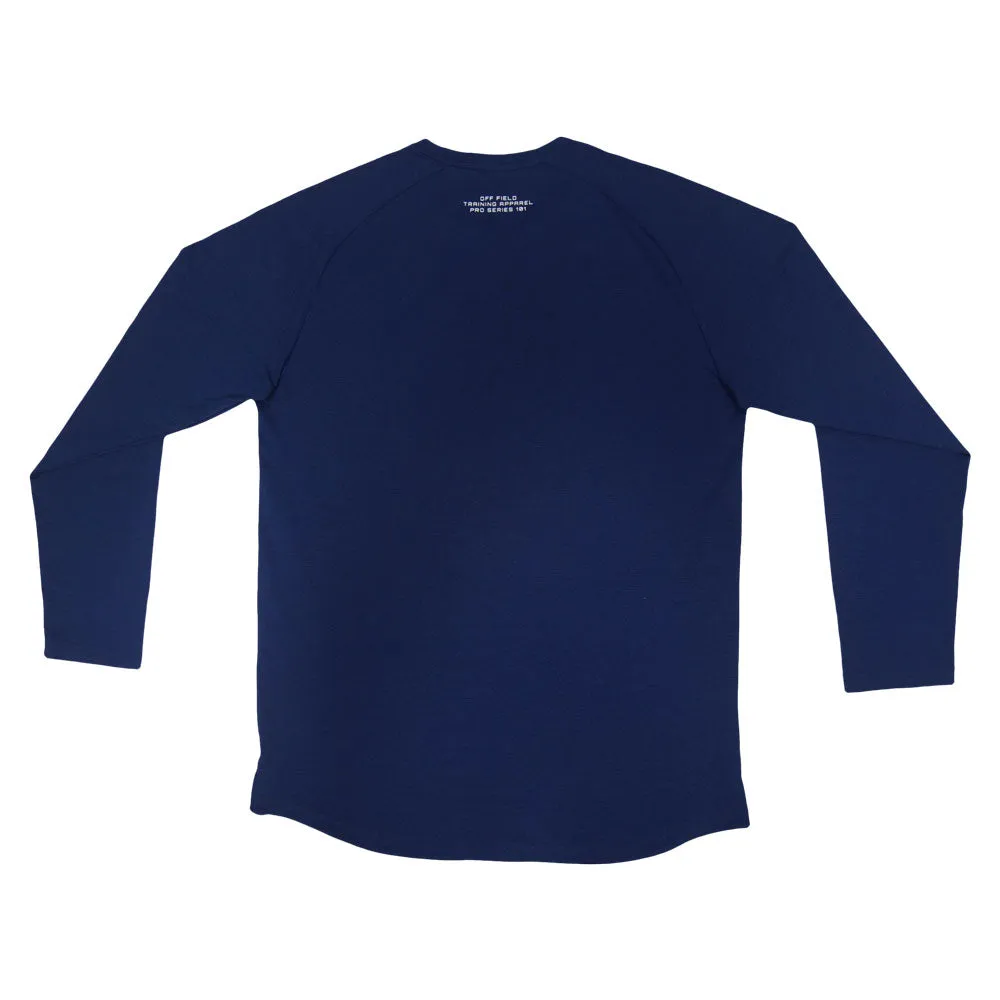 Diamond Tech Youth Long Sleeve - Navy